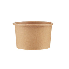 Kraft Paper Portion Cups with Lid - hotpackwebstore.com