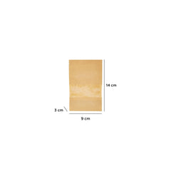 Kraft Resealable Paper Bag With Window 50 Pieces - hotpackwebstore.com - Paper Bags