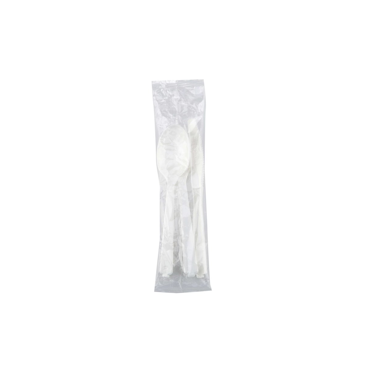 Medium Duty White PP Cutlery Set - hotpackwebstore.com - Plastic Cutleries