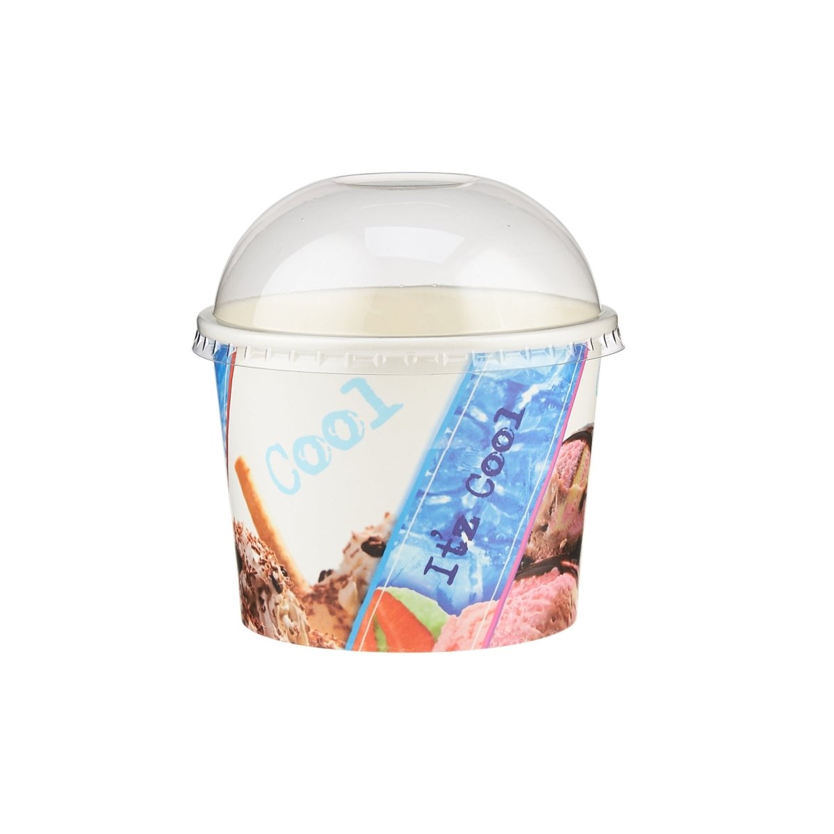 Paper Ice Cream Cup Printed - hotpackwebstore.com - Ice Cream Bowls