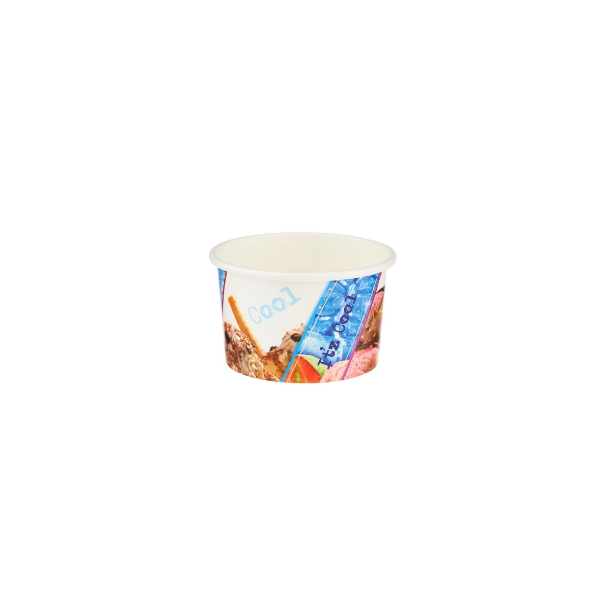 Paper Ice Cream Cup Printed - hotpackwebstore.com - Ice Cream Bowls