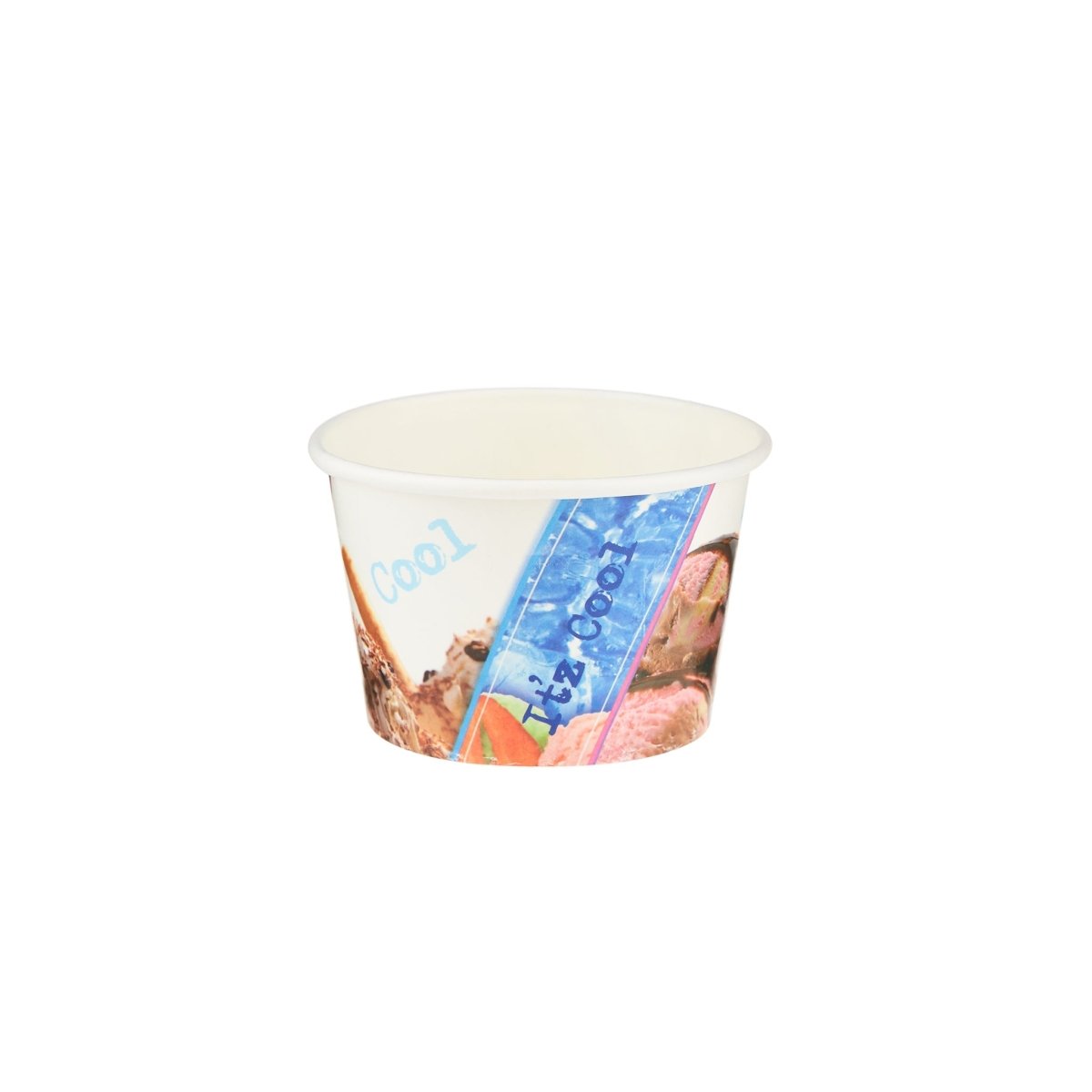 Paper Ice Cream Cup Printed - hotpackwebstore.com - Ice Cream Bowls