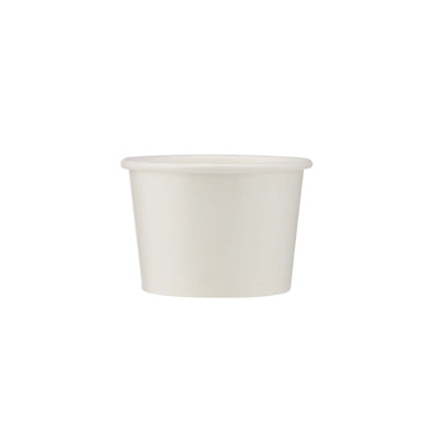 Paper Ice Cream Cup White 1000 Pieces - hotpackwebstore.com - Ice Cream Bowls