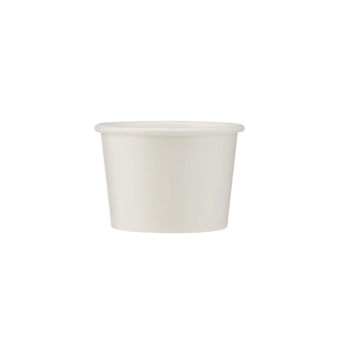 Paper Ice Cream Cup White 1000 Pieces - hotpackwebstore.com - Ice Cream Bowls
