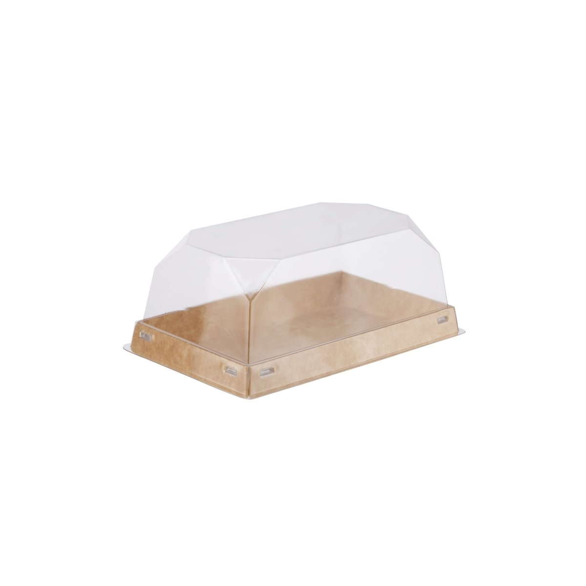 Paper Pastry Containers With Clear Lid - hotpackwebstore.com - Pastry Containers