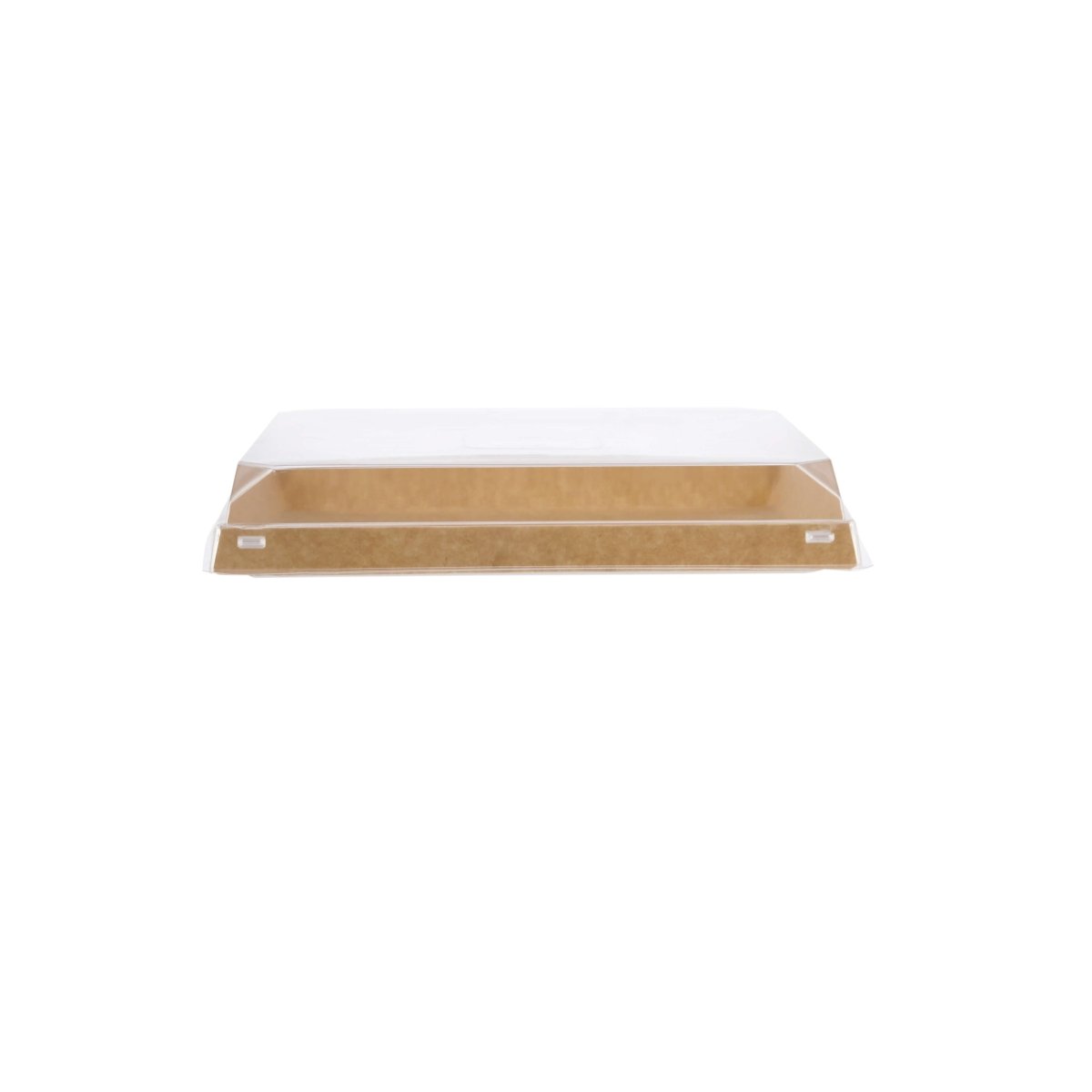 Paper Sushi Containers With Clear Lid - hotpackwebstore.com - Kraft Sushi Containers