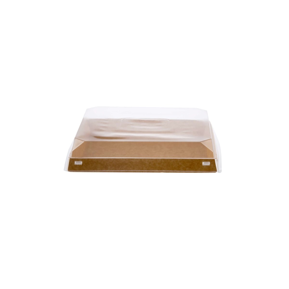Paper Sushi Containers With Clear Lid - hotpackwebstore.com - Kraft Sushi Containers