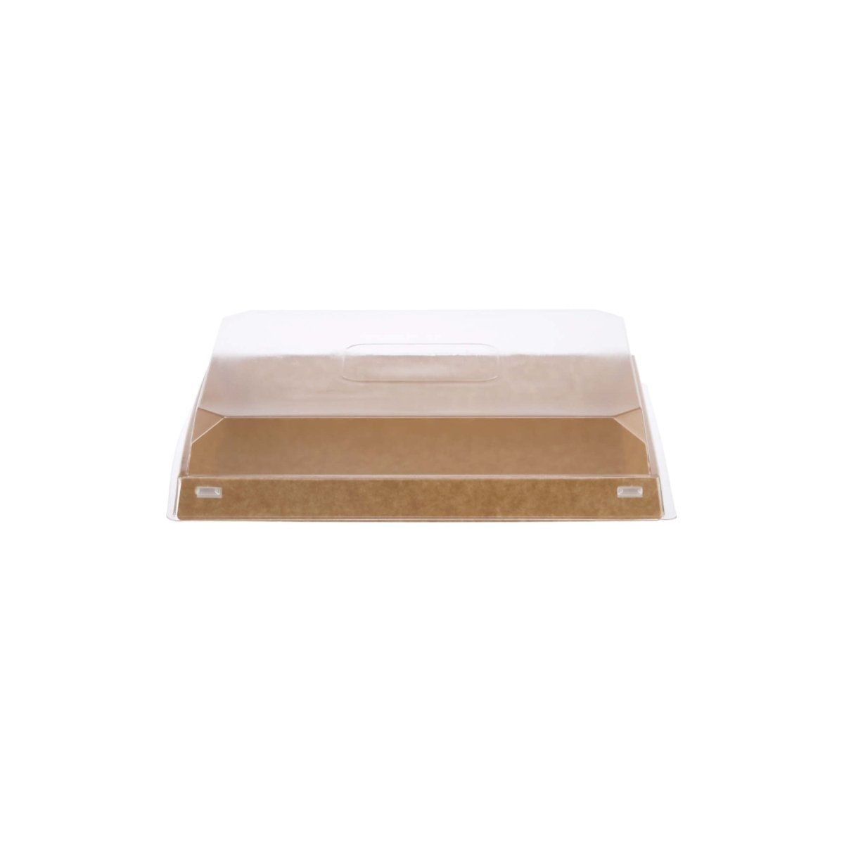 Paper Sushi Containers With Clear Lid - hotpackwebstore.com - Kraft Sushi Containers