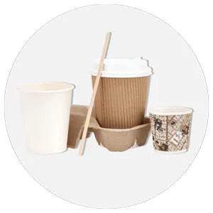 أكواب ورقية ومستلزمات