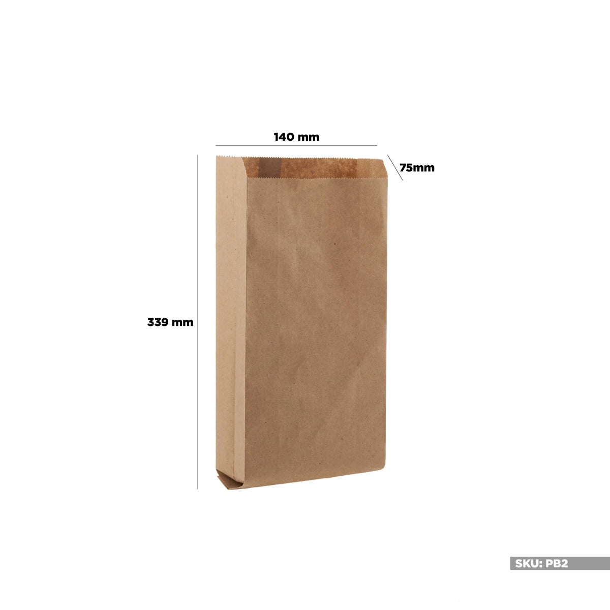 Pinch or Flat Bottom Kraft Paper Bags - hotpackwebstore.com - Flat Bottom Paper Bags