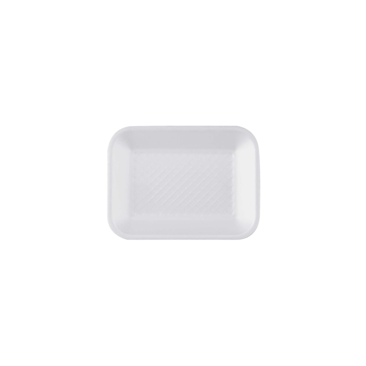 Rectangle Foam Tray 17.5 X 13.3 X 2 cm 500 Pieces - hotpackwebstore.com - Foam Products