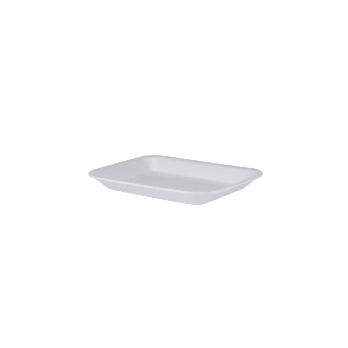 Rectangle Foam Tray 17.5 X 13.3 X 2 cm 500 Pieces - hotpackwebstore.com - Foam Products