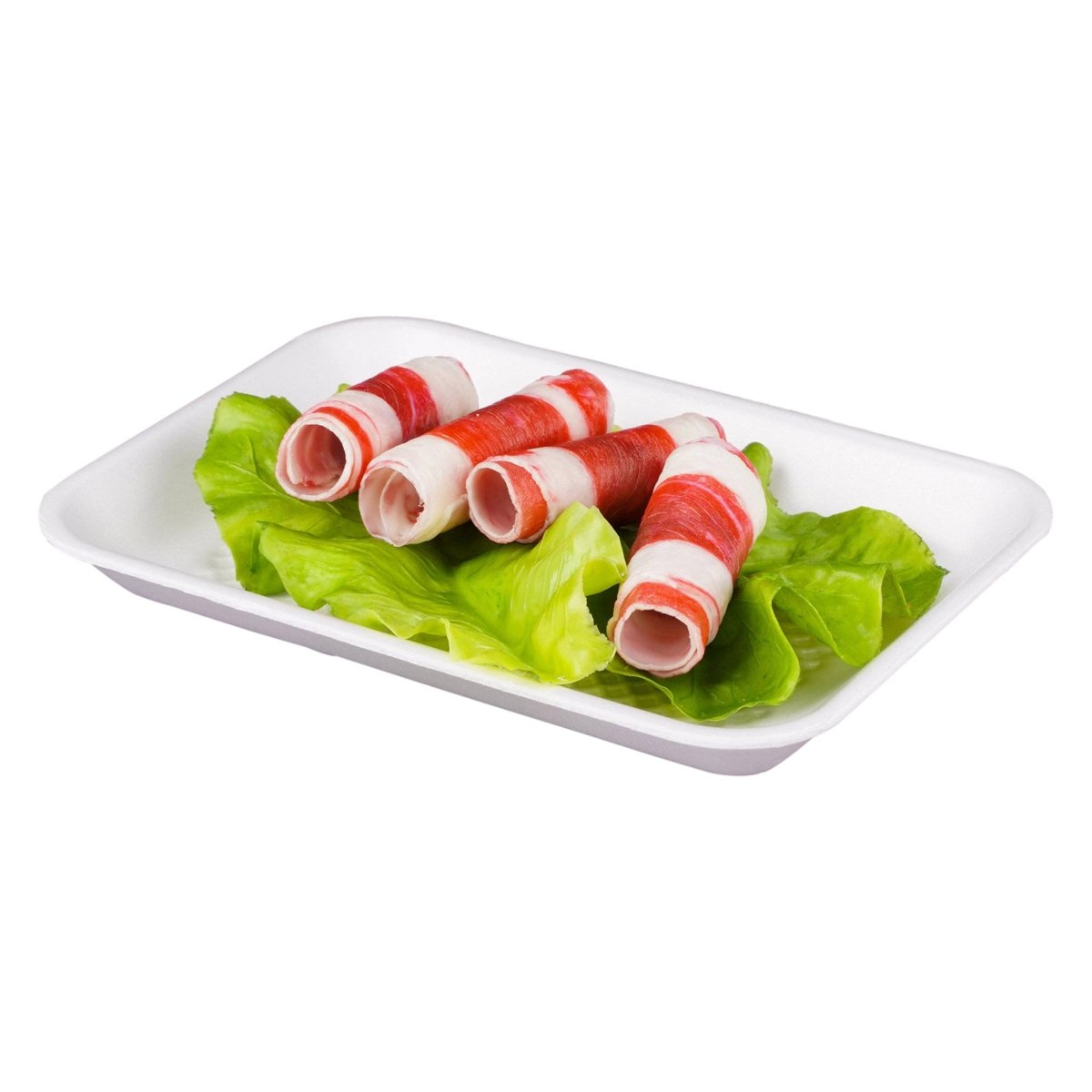 Rectangle Foam Tray 21.5 X 15.2 X 2.2 cm 500 Pieces - hotpackwebstore.com - Foam Products
