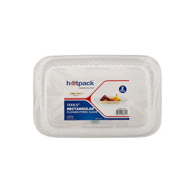 Rectangular Pudding Clear Disposable Tray
