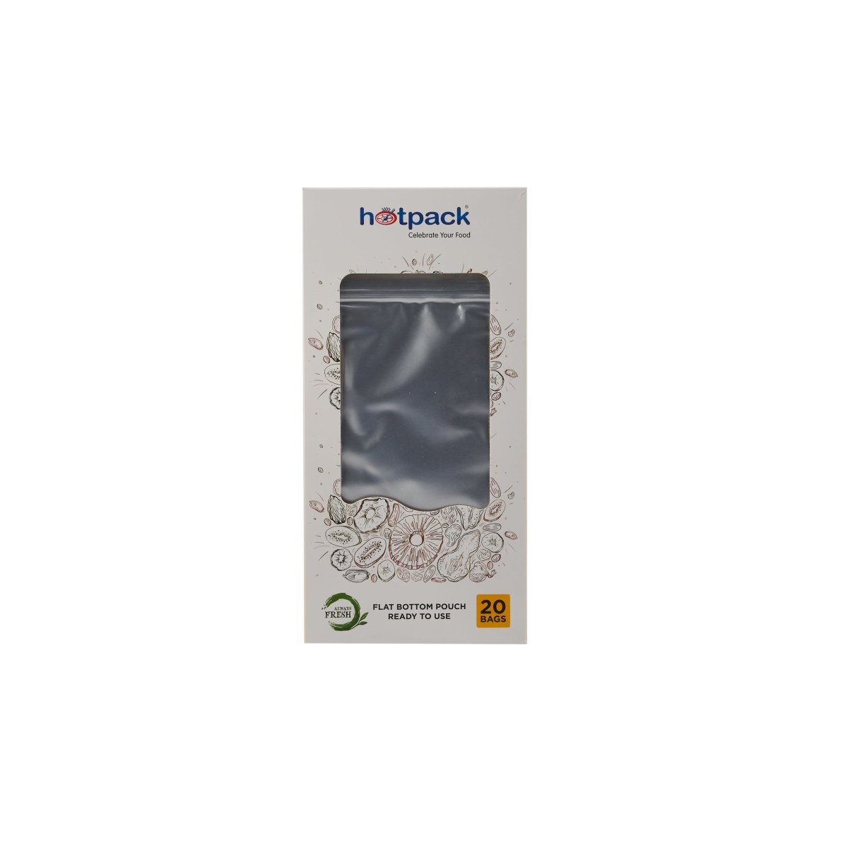 Resealable Foil Stand Up Pouch - hotpackwebstore.com - Coffee Pouch