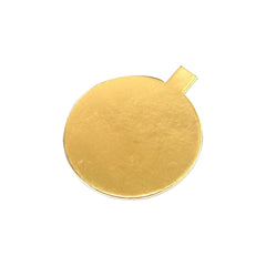 Round Gold Single Cake Piece Board 100 Pieces - hotpackwebstore.com - Cake Boards