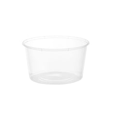 Round Microwavable Container 450 ML Base with Lid 5 Pieces - hotpackwebstore.com - Microwavable Containers
