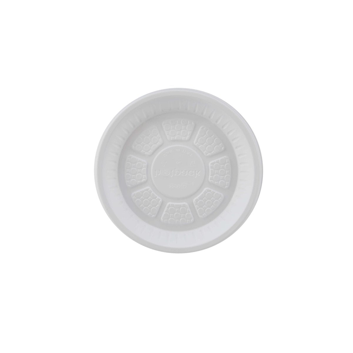 Round Plastic Plate White - hotpackwebstore.com - Plastic Plates