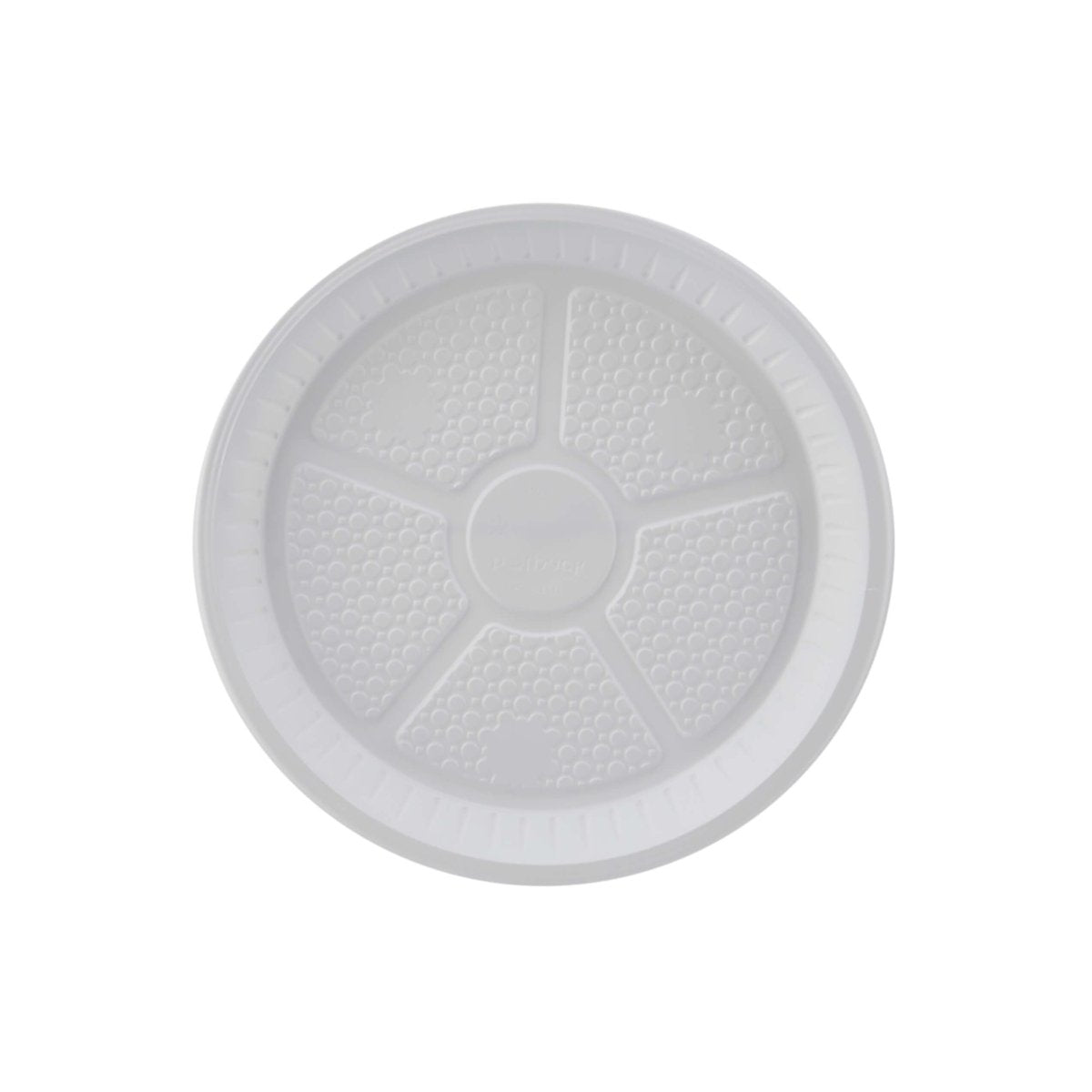 Round Plastic Plate White - hotpackwebstore.com - Plastic Plates