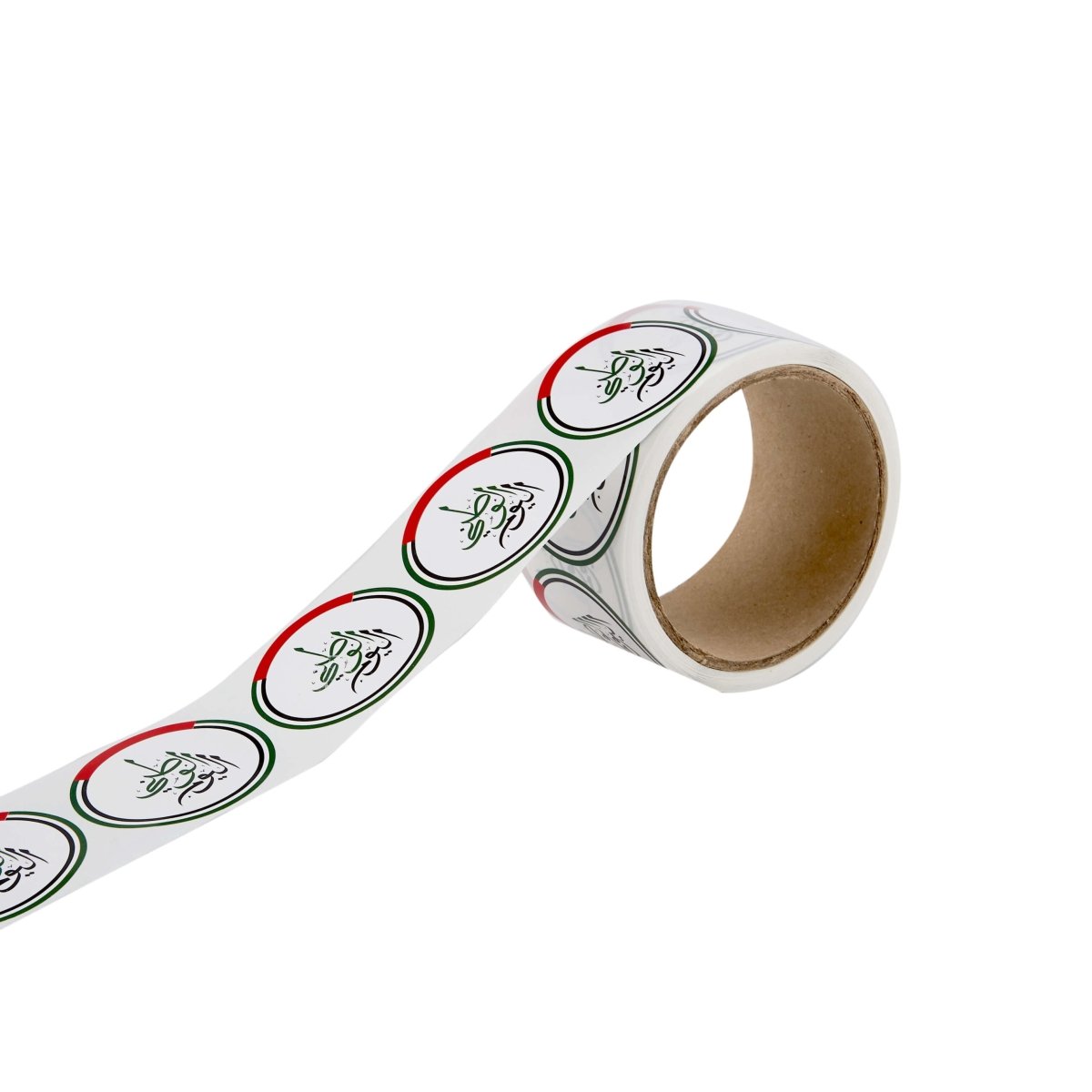 Round UAE National Day Sticker 250 Pieces - hotpackwebstore.com - Decorative Stickers