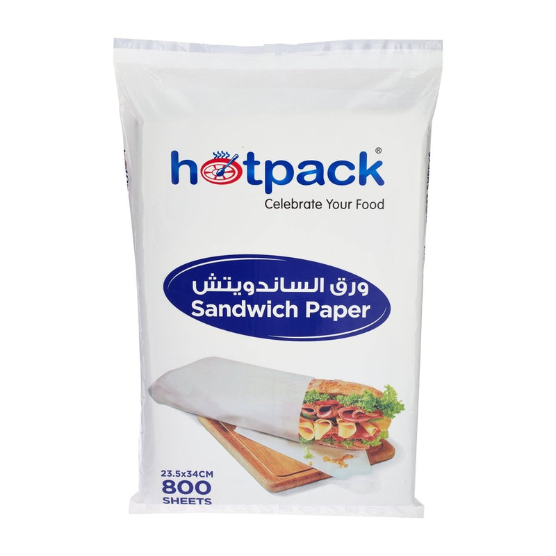 SANDWICH PAPER WRAP - hotpackwebstore.com - Wrapping Papers