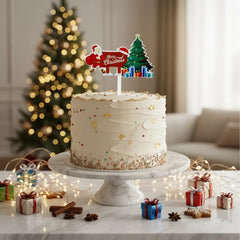 Merry Christmas Cake Topper 1 Piece