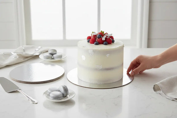 Silver Round Cake Board - hotpackwebstore.com