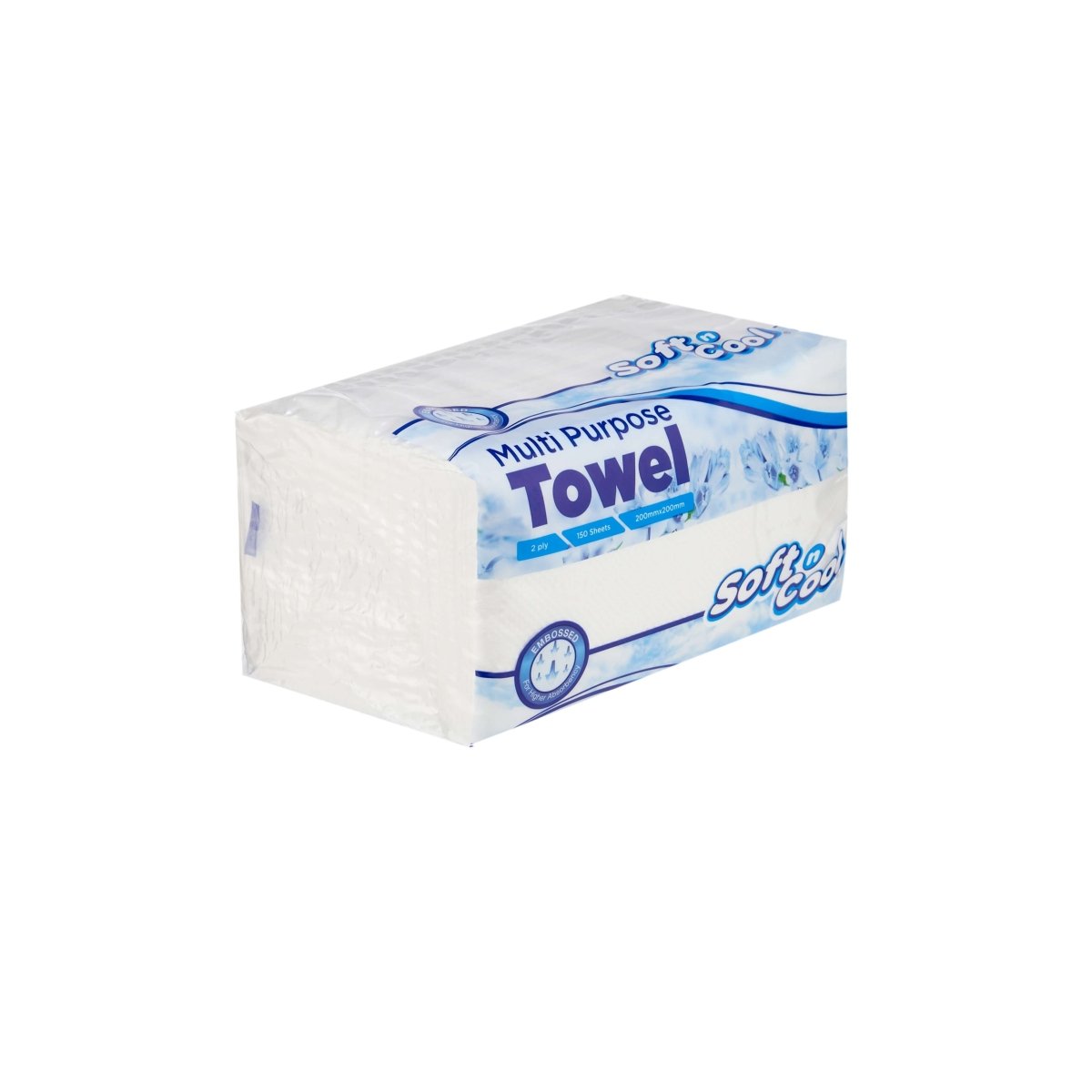 Soft n Cool Multi Purpose Paper Towel 150 Sheets x 2 ply - hotpackwebstore.com - Tissue Towel