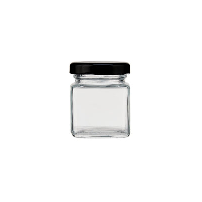 Square Glass Jar - hotpackwebstore.com - Glass Jars