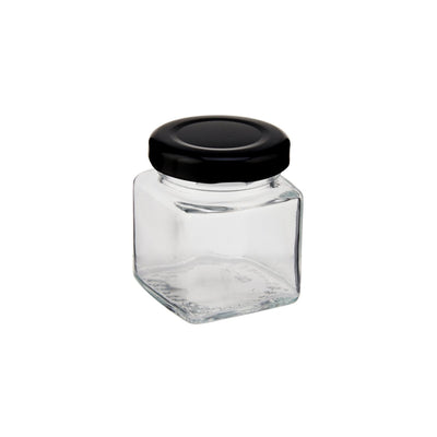 Square Glass Jar - hotpackwebstore.com - Glass Jars