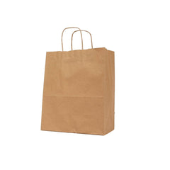 Twisted Handle Kraft Brown Paper Bag 100 Pieces - hotpackwebstore.com - Twisted Handle Paper Bags