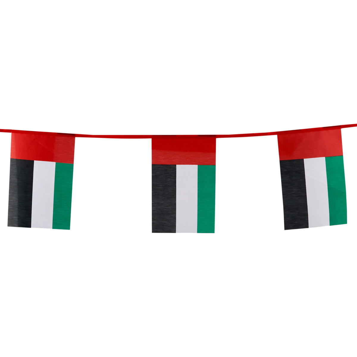 UAE 54th National Day Decorations Combo x2 – Party Set with Fabric Bunting Banners, Flag-Color Balloons & Hand Flags