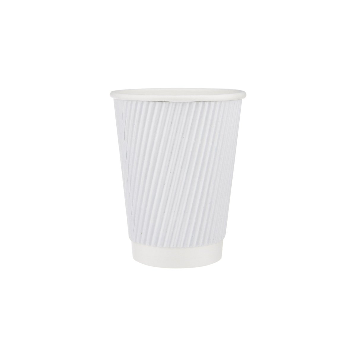 White Ripple Paper Cups - hotpackwebstore.com