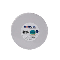 White Round Cake Board 5 Pieces - hotpackwebstore.com - Baking & Decoration