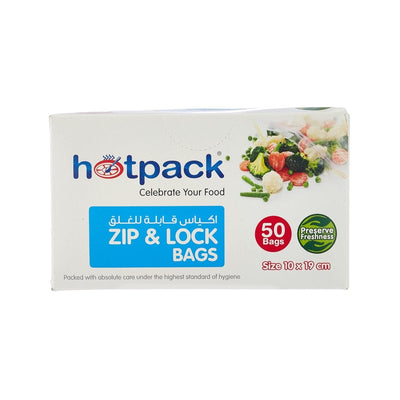 Zip Lock Storage Bag 10 x 19 cm and Zip Lock Storage Bag 27 x 30 cm - hotpackwebstore.com - Plastic Products