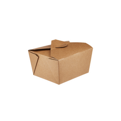 Kraft PE Takeaway Box 22 Oz - Hotpack Global