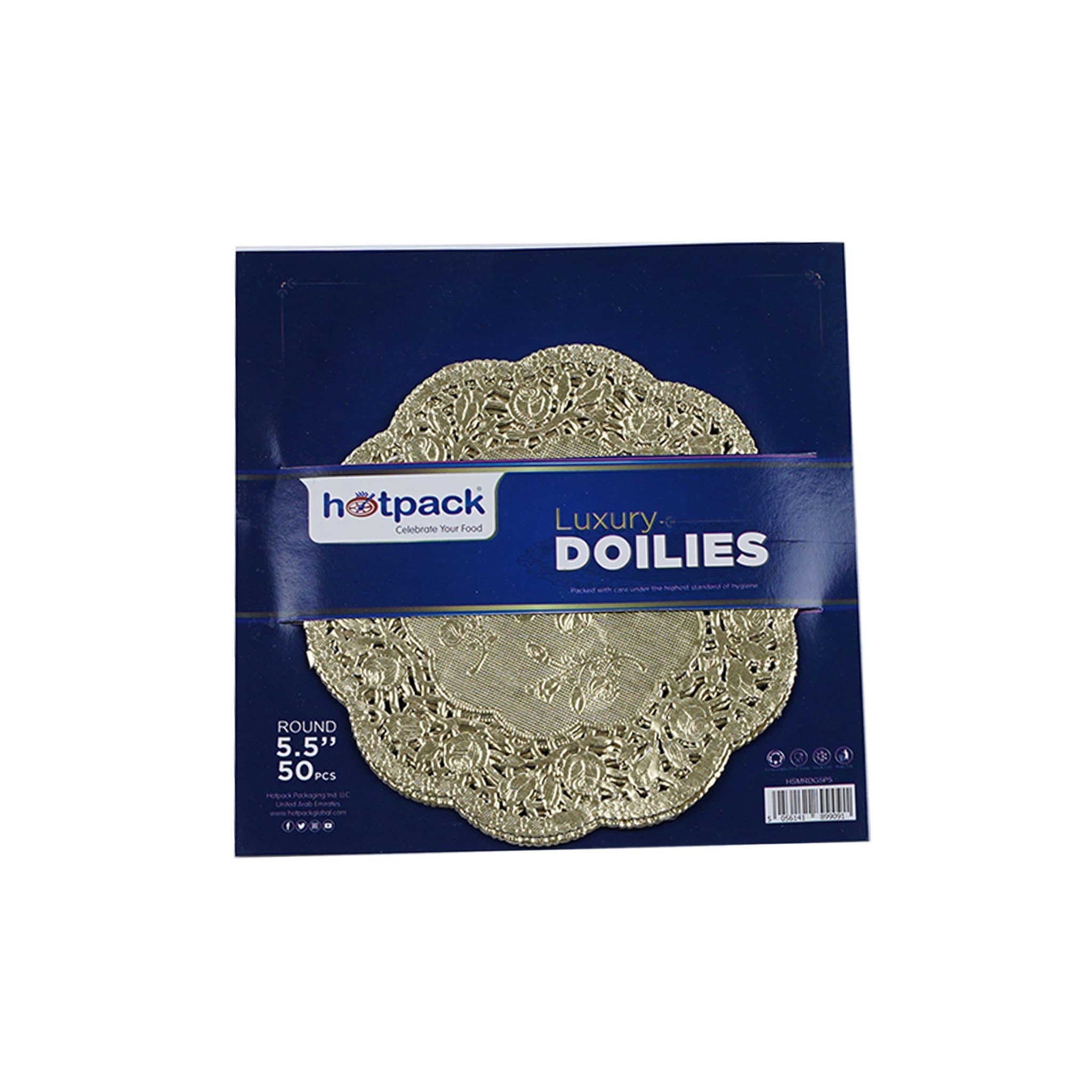Hotpack | Luxury Round Doilies Paper 5.5 | 50 Pieces - Hotpack Global