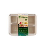 5 piece eco-friendly 5 Compartment Lunch Tray - Hotpack Global