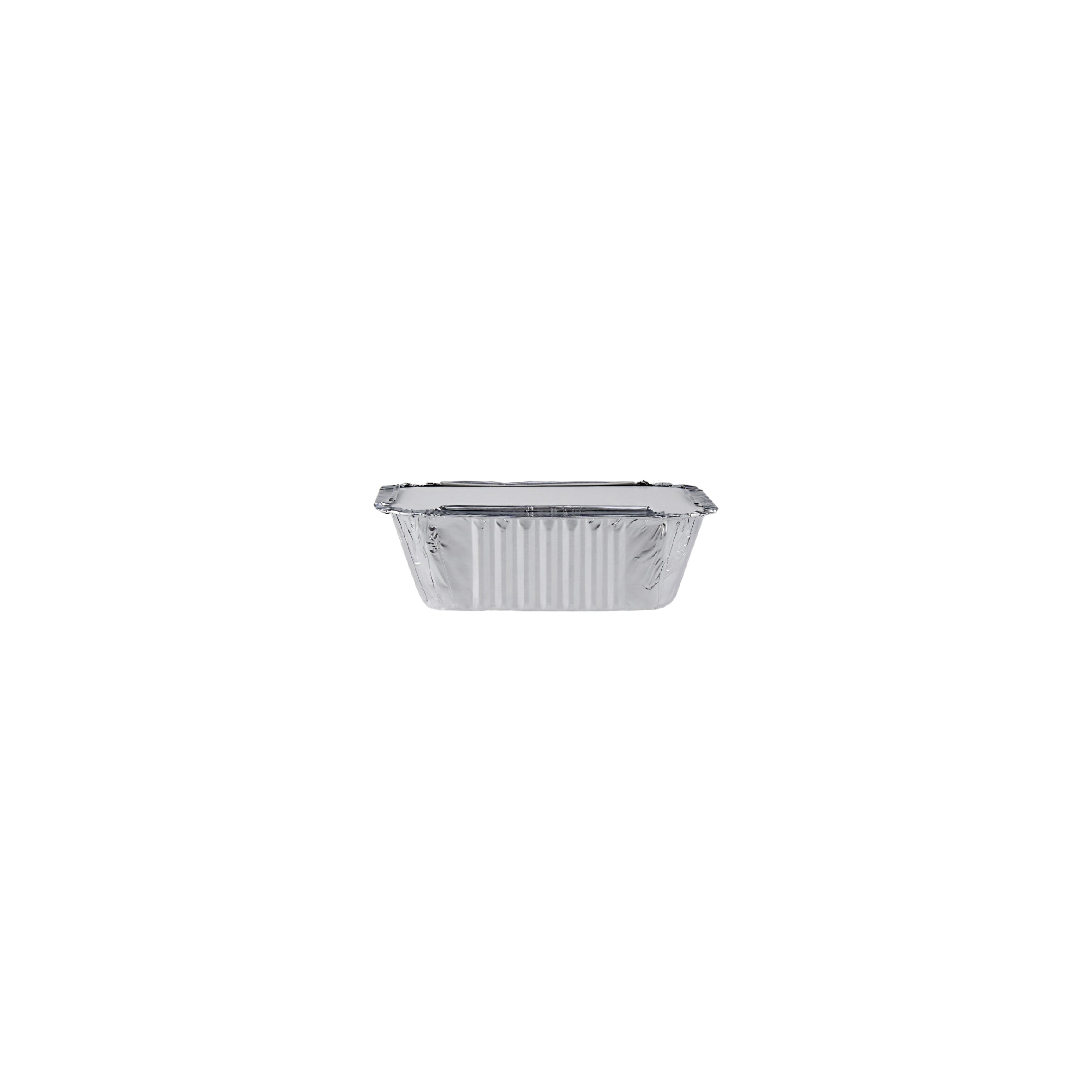 Aluminum Containers with Lid  8325 (127  Mm Length x 100  Mm Width x 35 Mm Height)10 Pieces - hotpackwebstore.com
