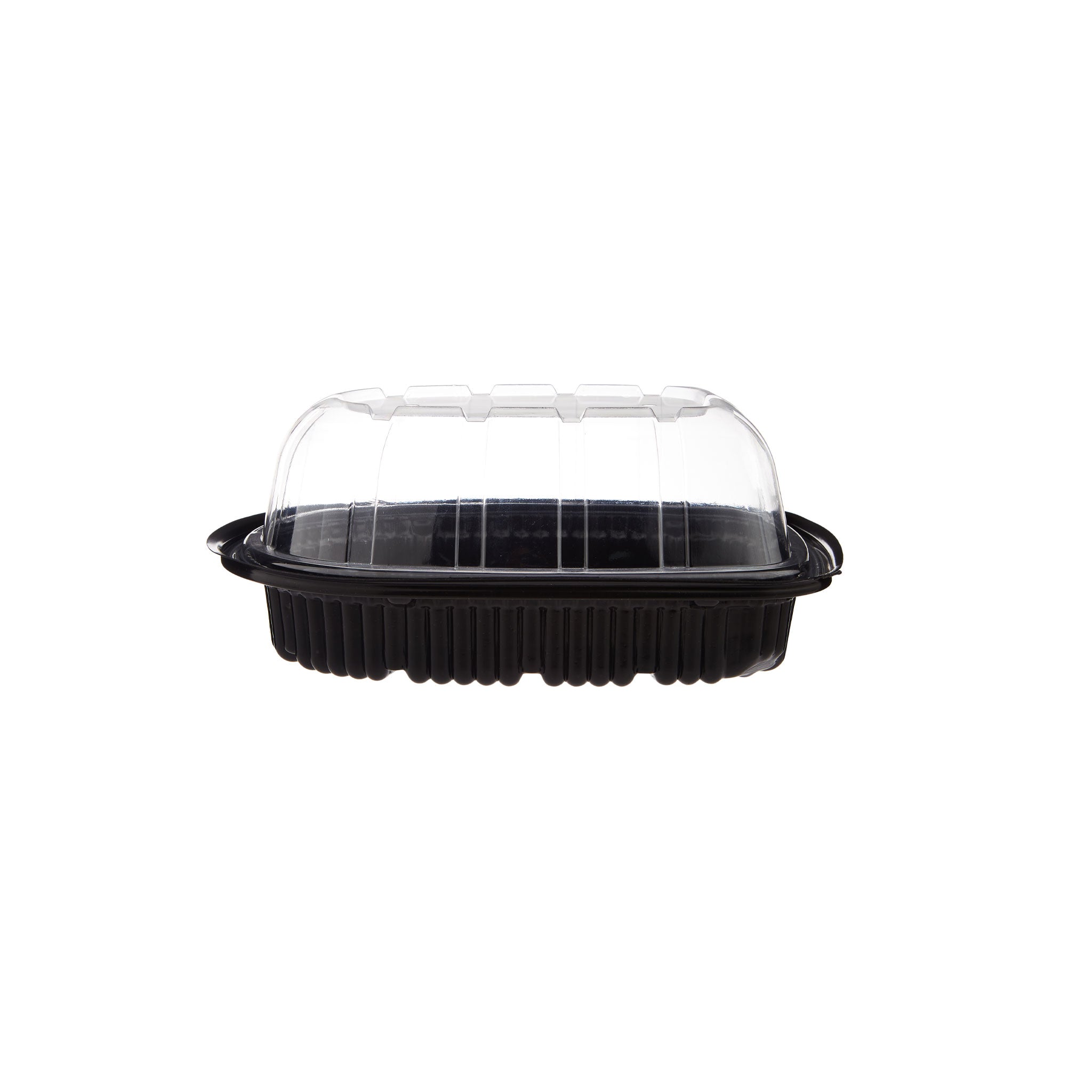 Black Base Chicken Container With Lid 100 Pieces - Hotpack Global