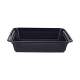 48 Oz Black Base Rectangular food Container with Lid - Hotpack Global