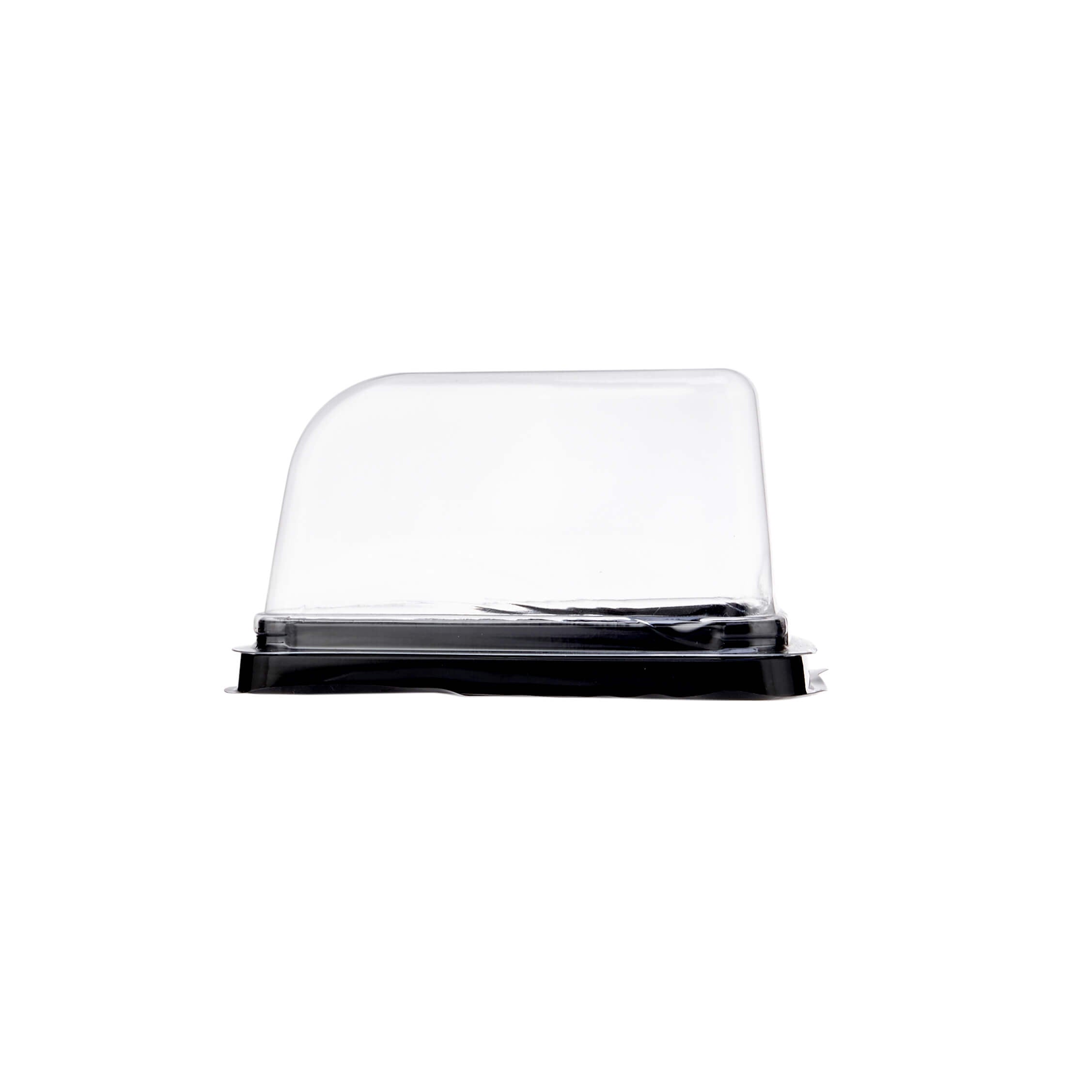 Black base Triangle Cake slice container - Hotpack global