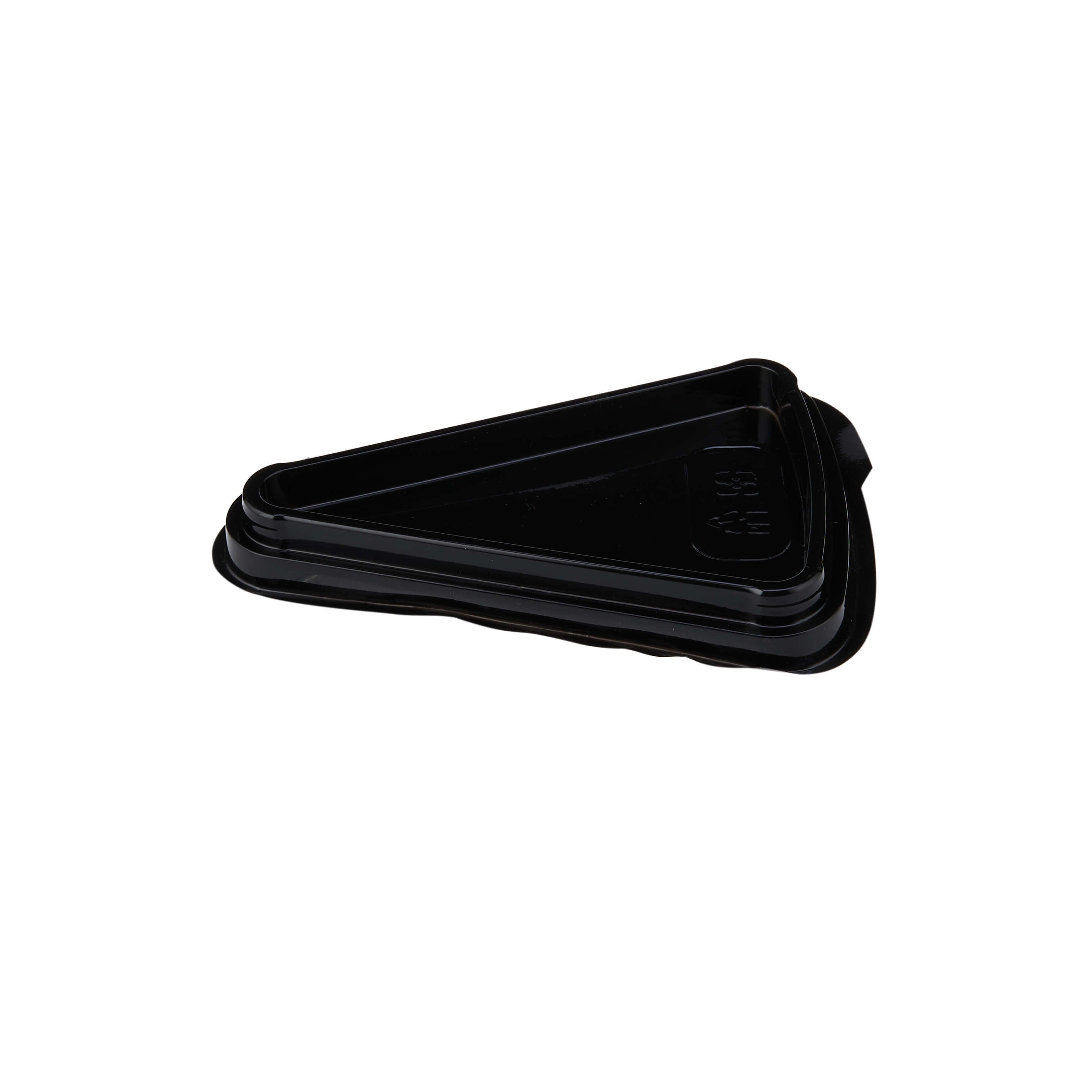 Black base Triangle Cake slice container - Hotpack global