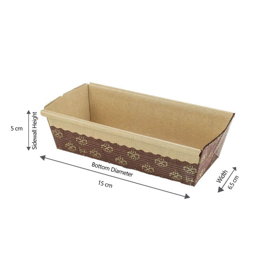 Hotpack |Baking Mold Rectangle 15x6.5x5cm | 1000 Pieces - Hotpack Global