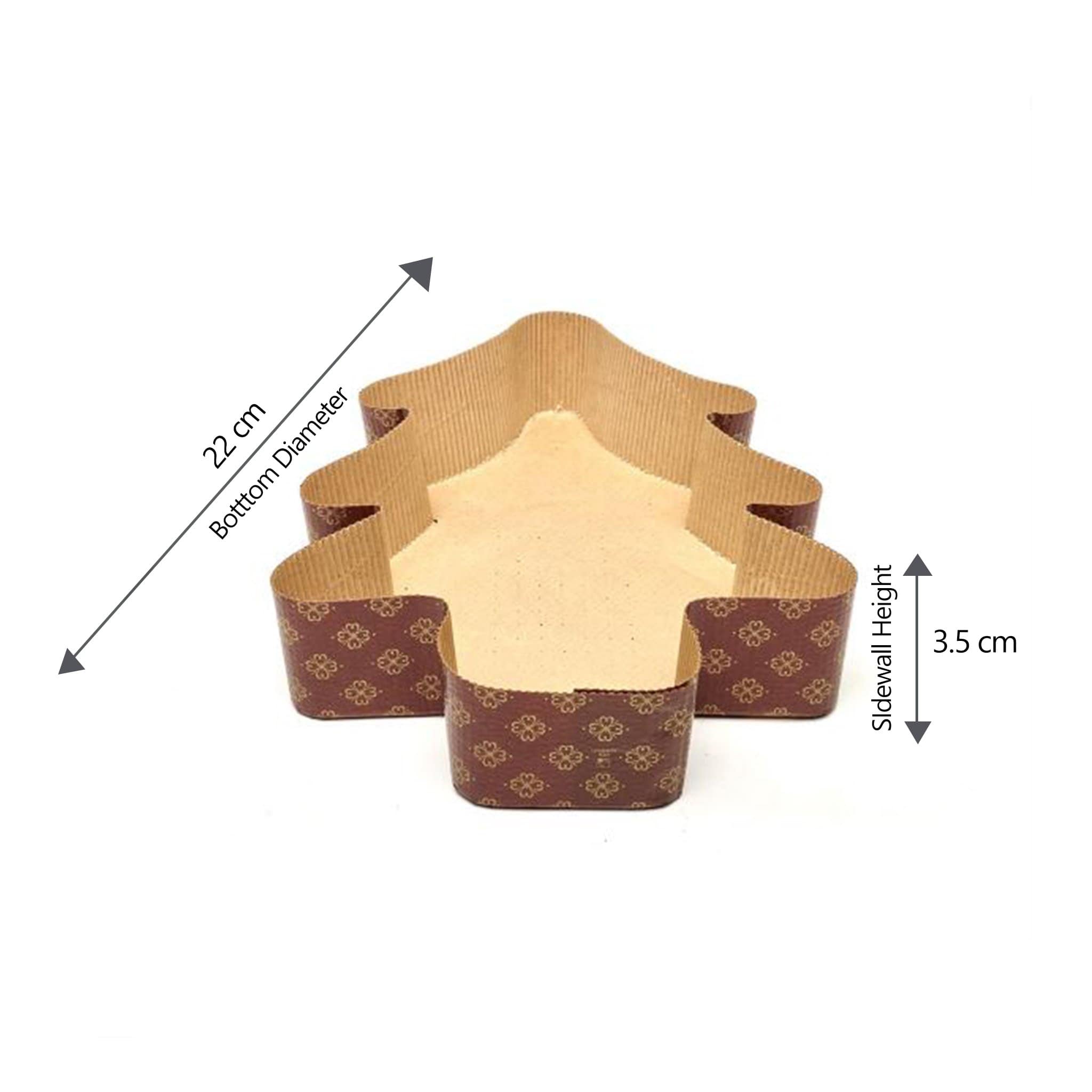 Hotpack |Baking Mold Tree Shape  16x3.5 cm |200 Pieces - Hotpack Global