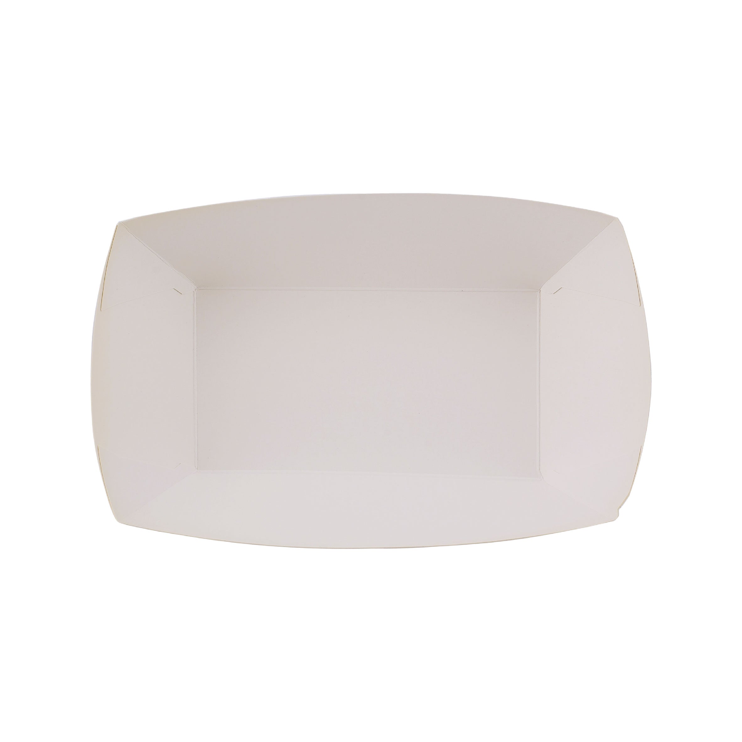 White Paper Boat Tray - hotpackwebstore.com