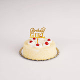Golden Acrylic Cake Toppers 1 Piece - Hotpack Global