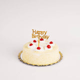 Golden Acrylic Cake Toppers 1 Piece - Hotpack Global