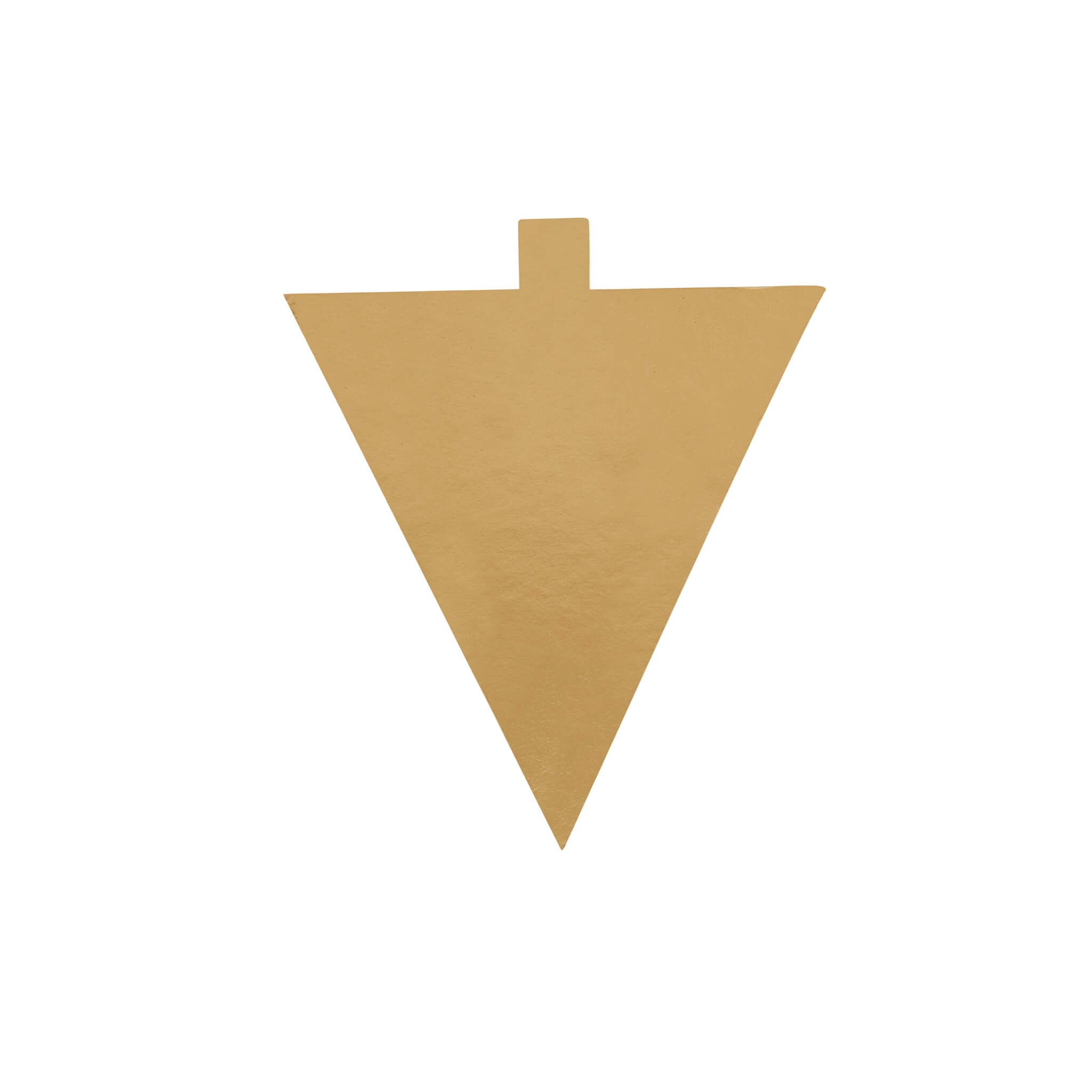 Triangle Gold Single Cake Piece Board 100 Pieces - Hotpack Global