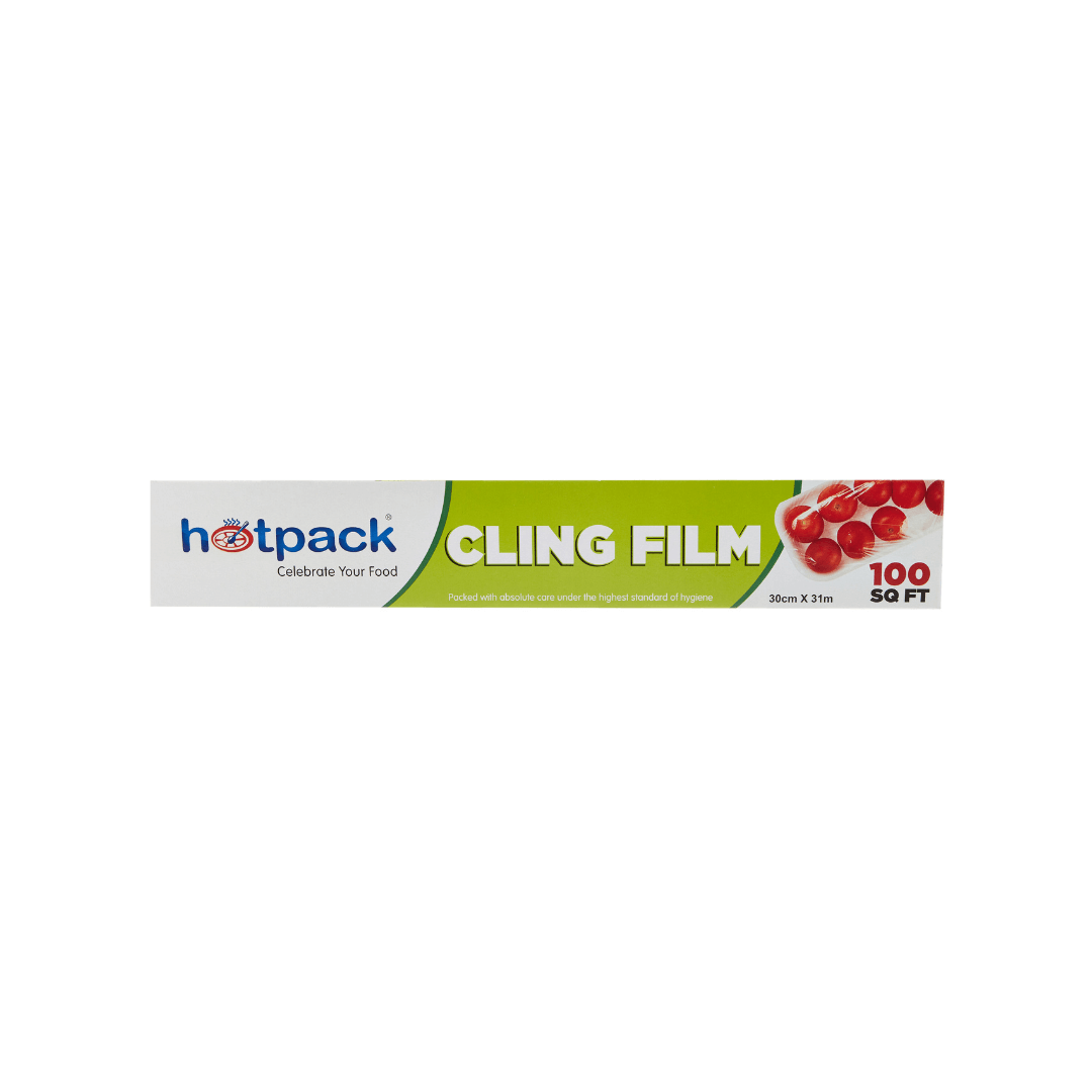 Cling Film Food Wrap 100 Sqft (30 cm x 31 mtr) - Hotpack Global